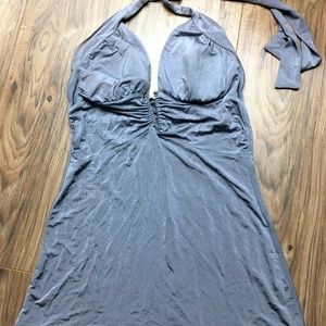 Light blue/ gray Halter Top